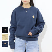 MAISON KITSUNE スウェット ブラック イエロー ネイビー スピーディーフォックスパッチ スエット MM00313KM0307