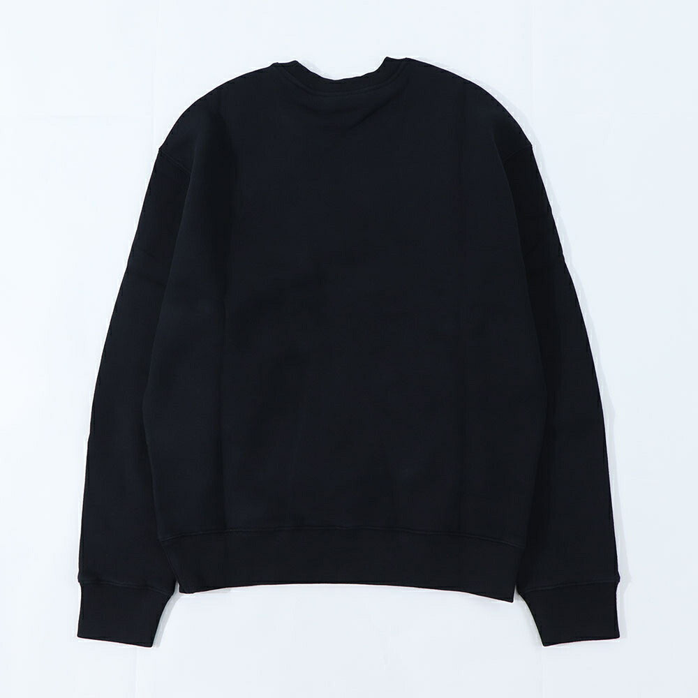 メゾン キツネ MAISON KITSUNE トップス スウェット・トレーナー メンズ SPEEDY FOX PATCH ブラック イエロー ネイビー スピーディーフォックスパッチ スエット 無地 ワンポイント 長袖 クルーネック MM00313KM0307