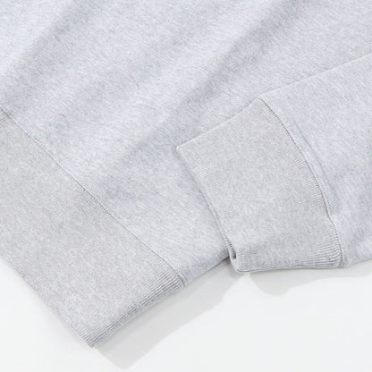 メゾン キツネ MAISON KITSUNE トップス スウェット・トレーナー メンズ FOX HEAD PATCH グレー ネイビー フォックスパッチ ハーフジップ スエット 無地 ワンポイント 長袖 クルーネック MM00314KM0001