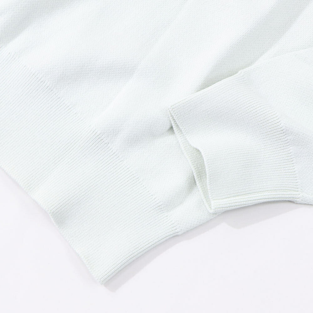 MAISON KITSUNE ニット ブルー フォックスパッチ KM00505KT1078