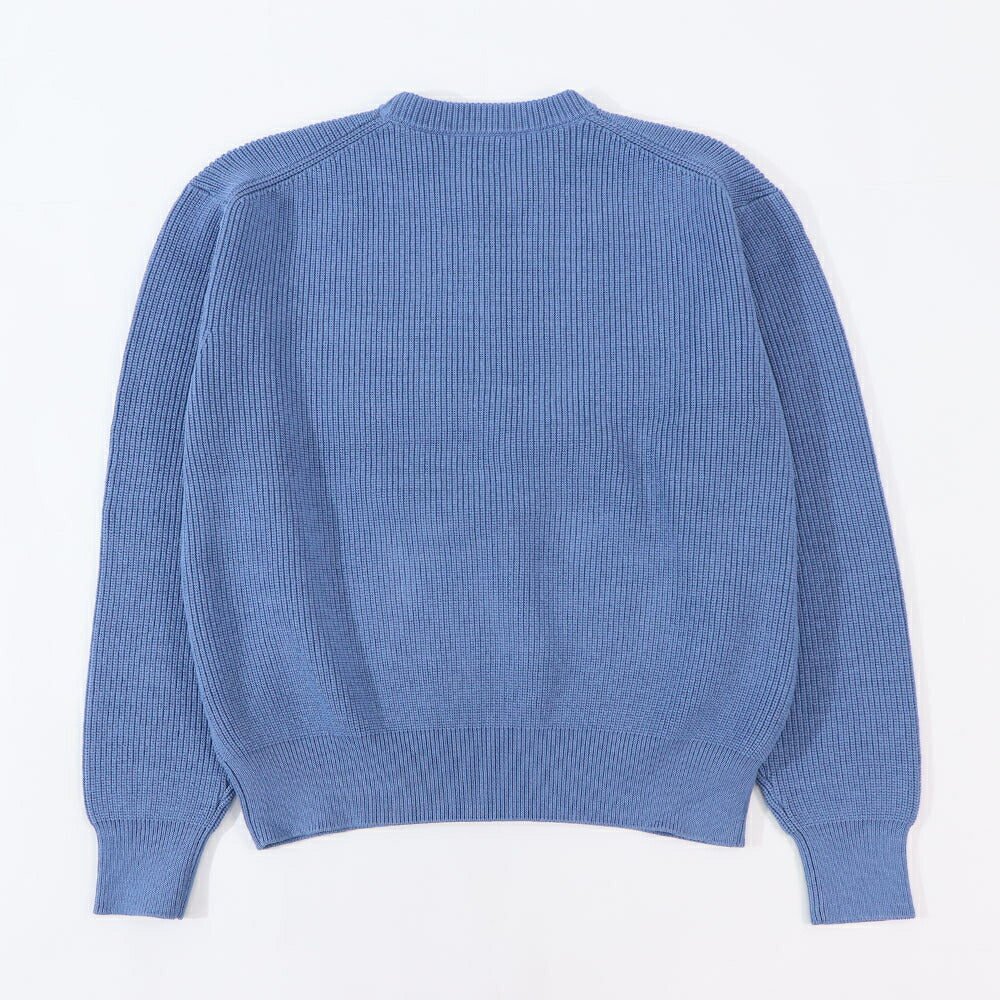 MAISON KITSUNE ニット クリーム ネイビー ブルー フォックスパッチ