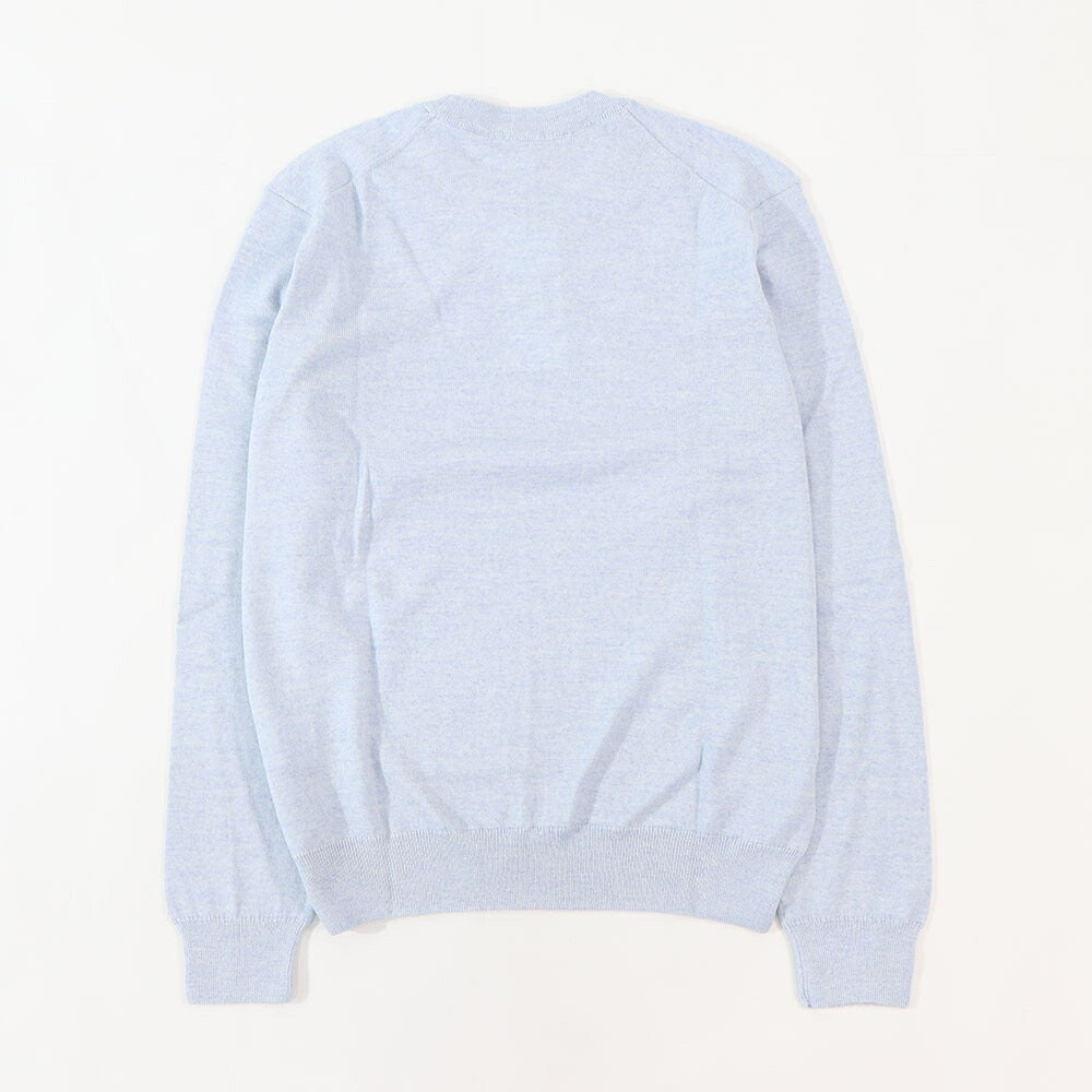 MAISON KITSUNE ニット BOLD FOX PATCH ライトブルー フォックスパッチ