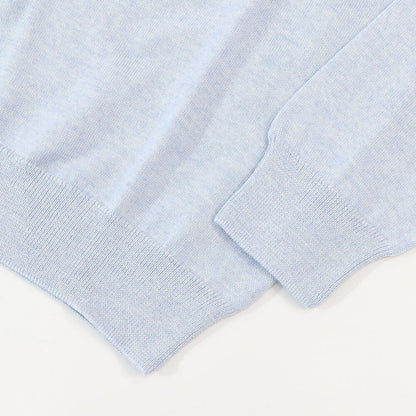 MAISON KITSUNE ニット BOLD FOX PATCH ライトブルー フォックスパッチ