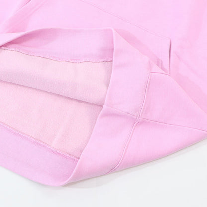 MAISON KITSUNE パーカー  ピンク フォックスパッチ スエット フーディ ロゴ 裏起毛