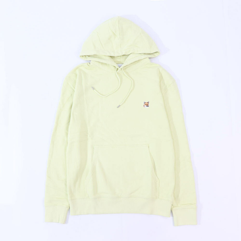 MAISON KITSUNE パーカー ブラック グリーン イエロー ネイビー フォックスパッチ