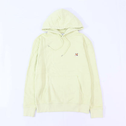 MAISON KITSUNE パーカー ブラック グリーン イエロー ネイビー フォックスパッチ