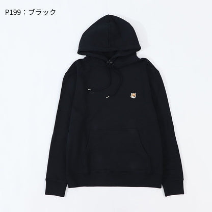 MAISON KITSUNE パーカー ブラック グリーン イエロー ネイビー フォックスパッチ