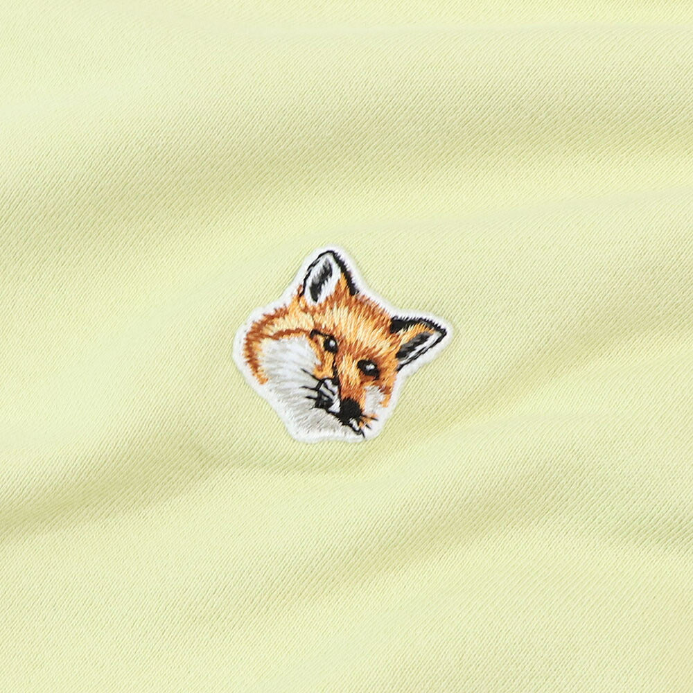 MAISON KITSUNE パーカー ブラック グリーン イエロー ネイビー フォックスパッチ