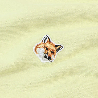 MAISON KITSUNE パーカー ブラック グリーン イエロー ネイビー フォックスパッチ