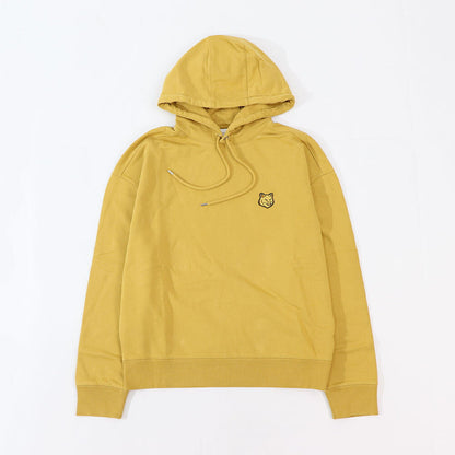 MAISON KITSUNE パーカー  ブラック クリーム ライトグリーン マスタード フォックスパッチ