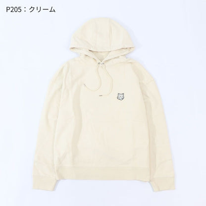 MAISON KITSUNE パーカー  ブラック クリーム ライトグリーン マスタード フォックスパッチ