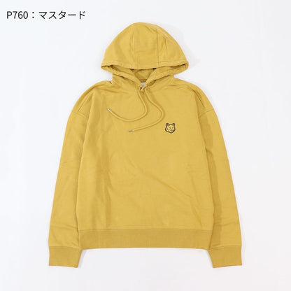 MAISON KITSUNE パーカー  ブラック クリーム ライトグリーン マスタード フォックスパッチ