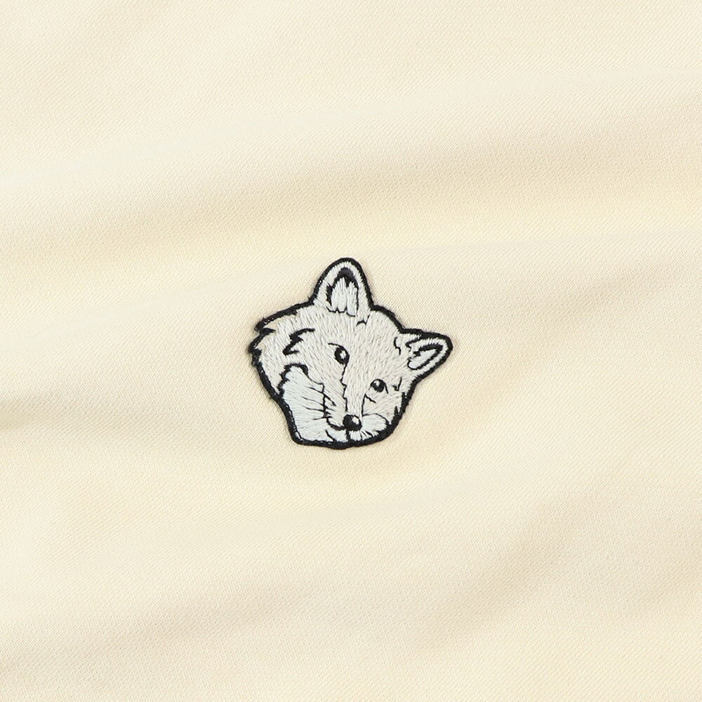 MAISON KITSUNE パーカー  ブラック クリーム ライトグリーン マスタード フォックスパッチ