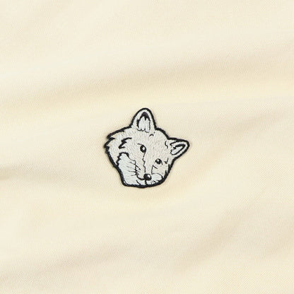 MAISON KITSUNE パーカー  ブラック クリーム ライトグリーン マスタード フォックスパッチ