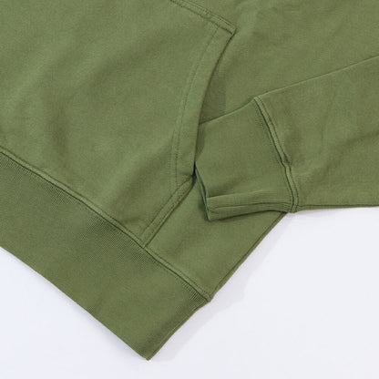 MAISON KITSUNE パーカー ミリタリーグリーン ブルー チルフォックスパッチ スエット フーディ