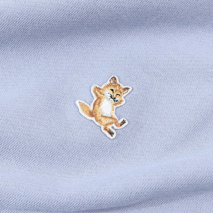 MAISON KITSUNE パーカー ミリタリーグリーン ブルー チルフォックスパッチ スエット フーディ