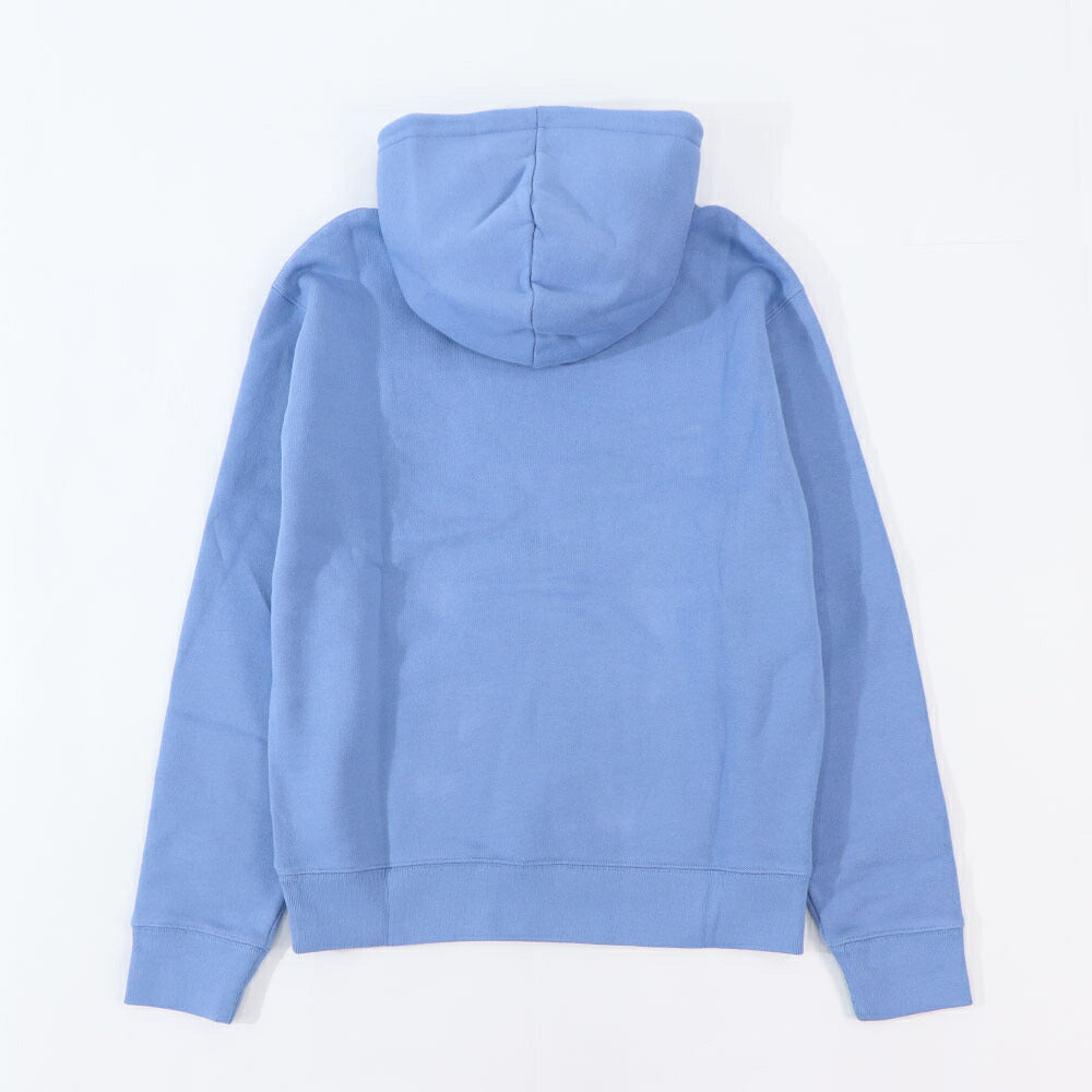 MAISON KITSUNE パーカー ブルー フォックスパッチ スエット フーディ