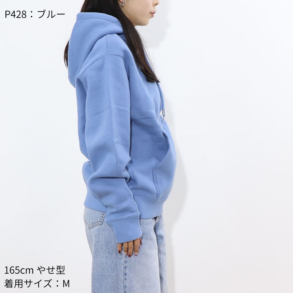 MAISON KITSUNE パーカー ブルー フォックスパッチ スエット フーディ