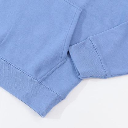 MAISON KITSUNE パーカー ブルー フォックスパッチ スエット フーディ