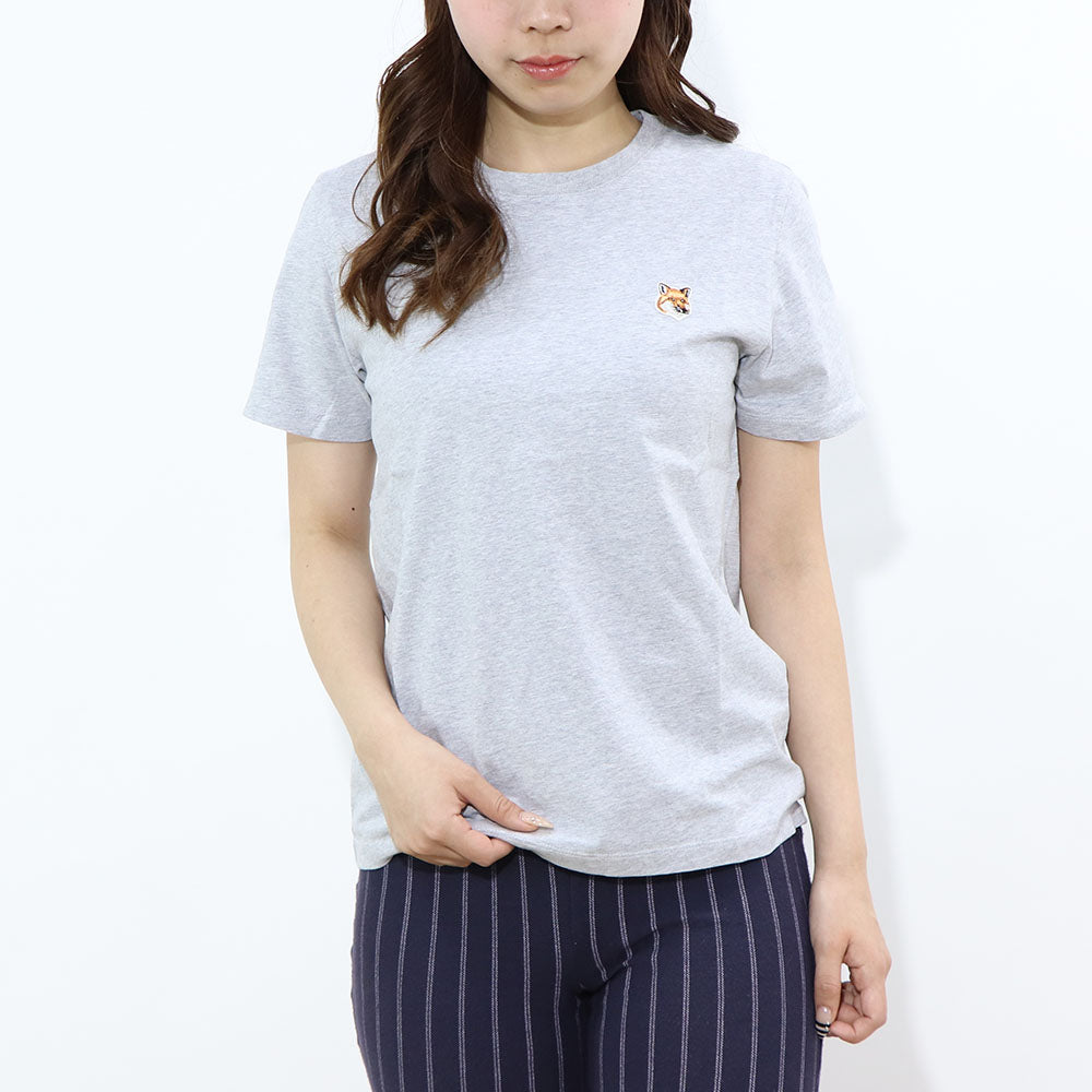 MAISON KITSUNE Tシャツ グレー フォックスパッチ