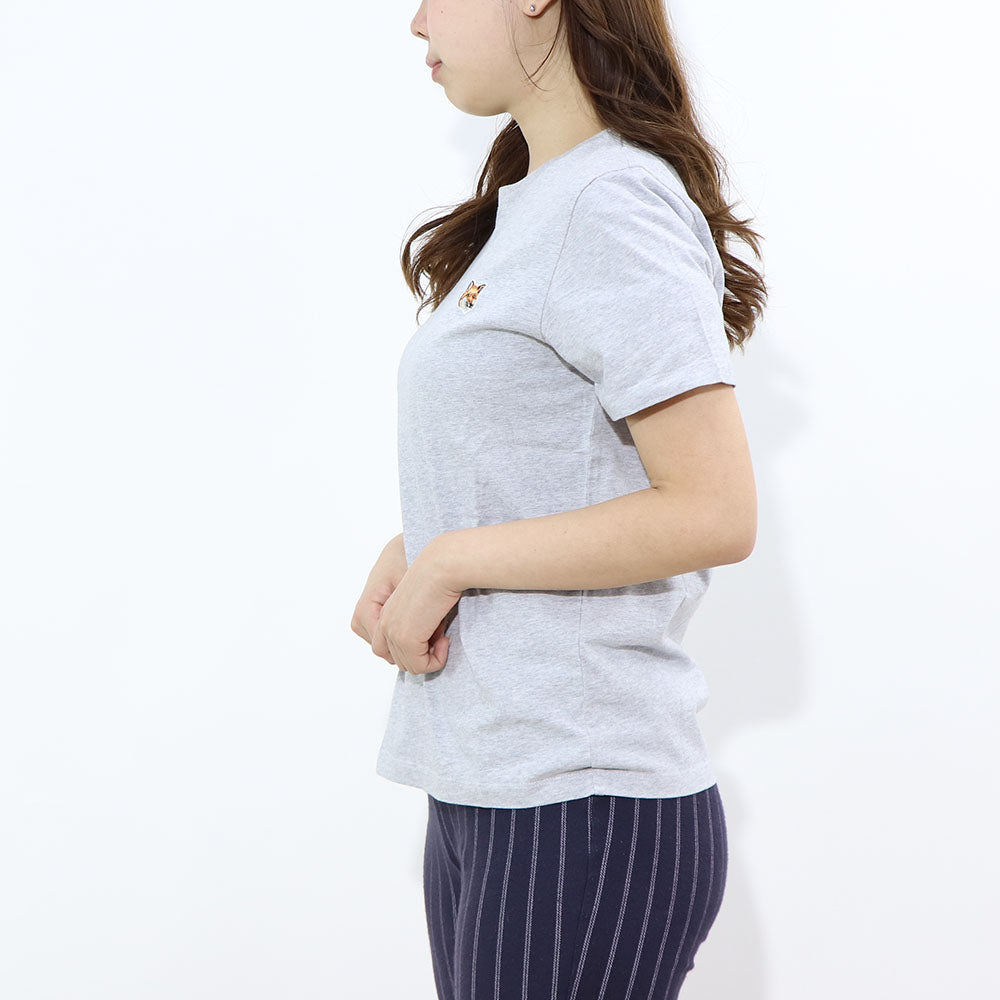 MAISON KITSUNE Tシャツ グレー フォックスパッチ