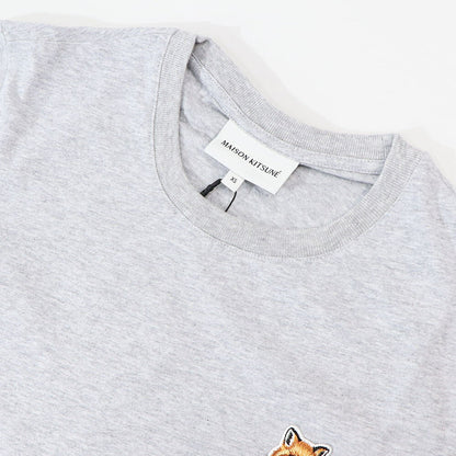 MAISON KITSUNE Tシャツ グレー フォックスパッチ