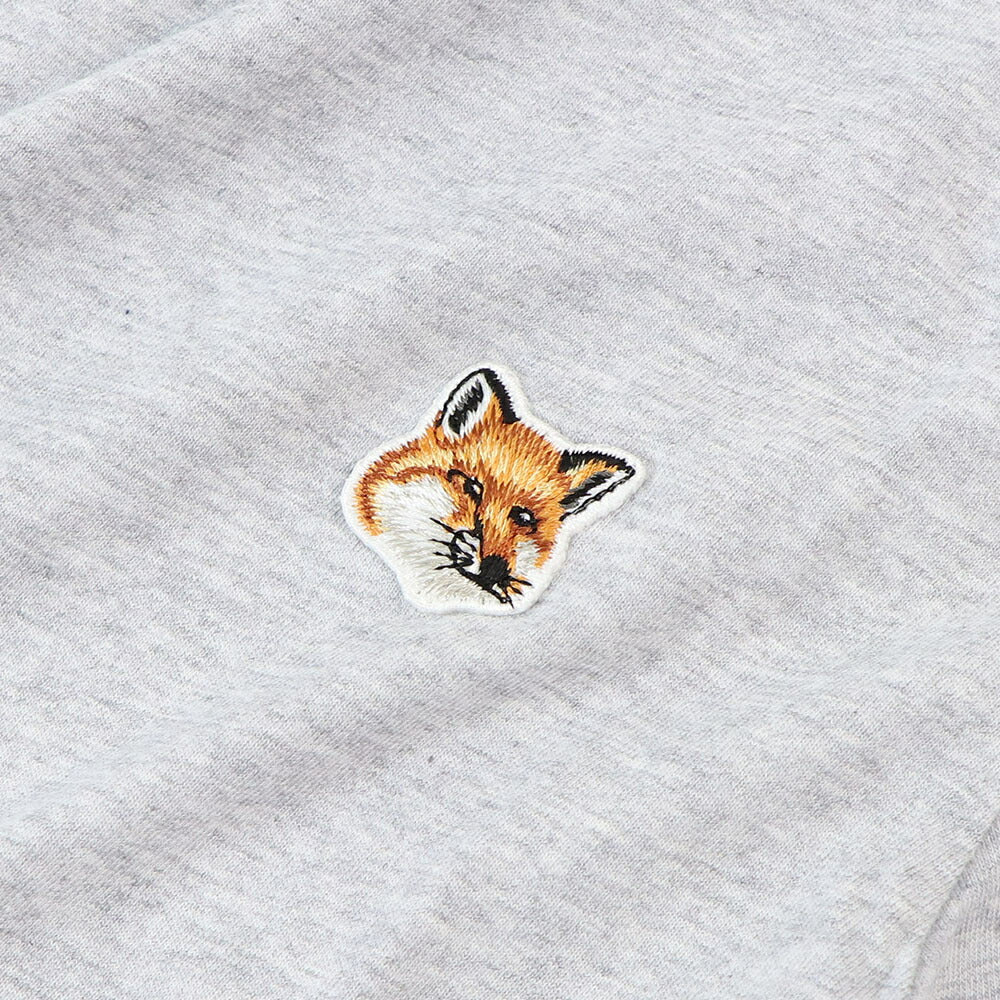 MAISON KITSUNE Tシャツ グレー フォックスパッチ