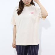 MAISON KITSUNE Tシャツ アイボリー ロゴ 半袖 オーバーサイズ