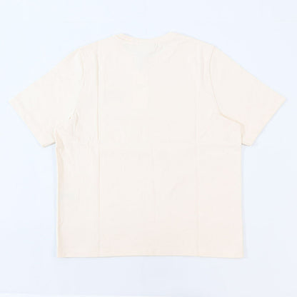 MAISON KITSUNE Tシャツ アイボリー ロゴ 半袖 オーバーサイズ