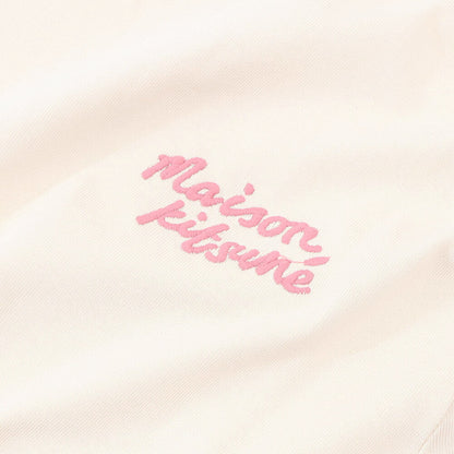 MAISON KITSUNE Tシャツ アイボリー ロゴ 半袖 オーバーサイズ