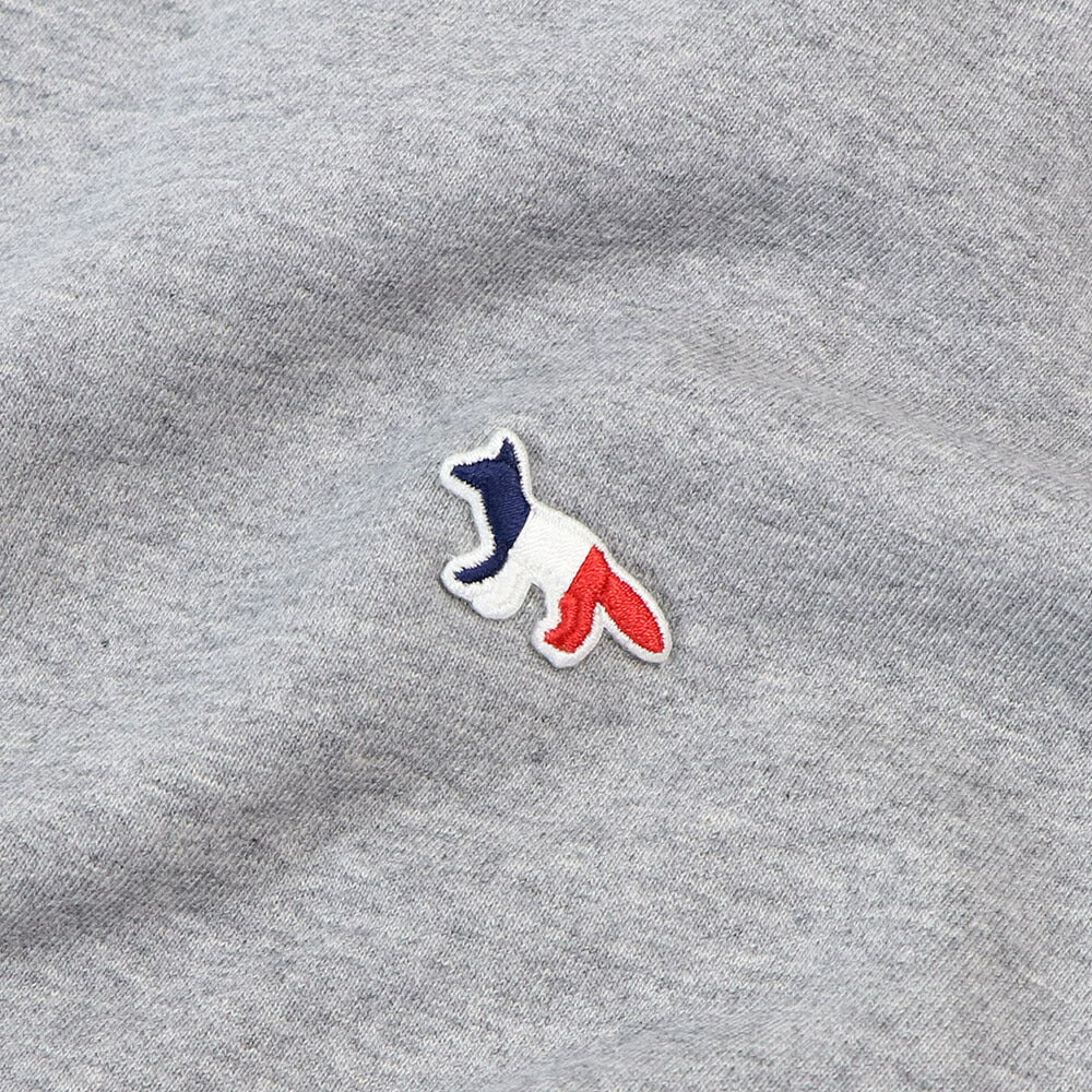 MAISON KITSUNE スウェット グレージュ トリコロールフォックス