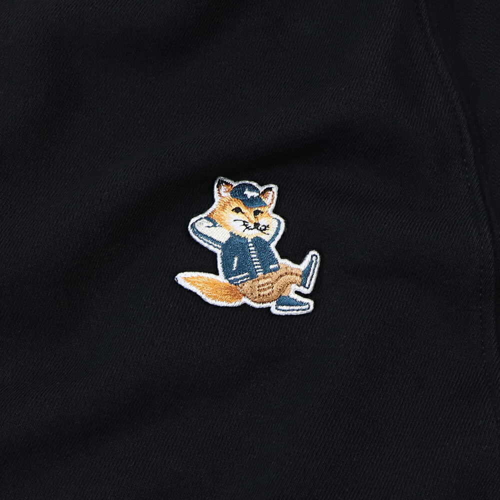 MAISON KITSUNE スウェット DRESSED FOX ブラック ドレスドフォックス