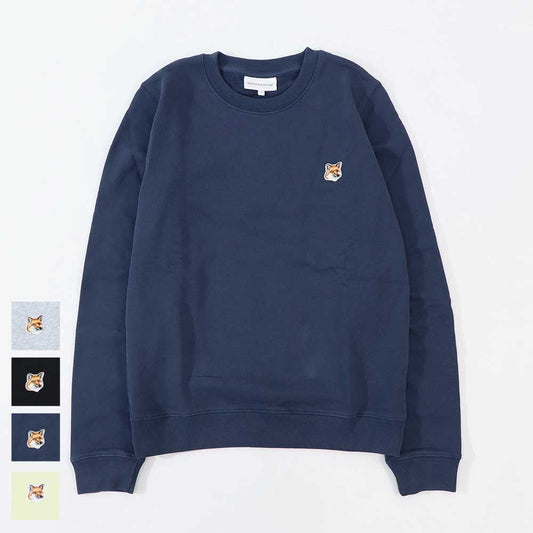 MAISON KITSUNE スウェット イエロー ネイビー グレー ブラック フォックスパッチ