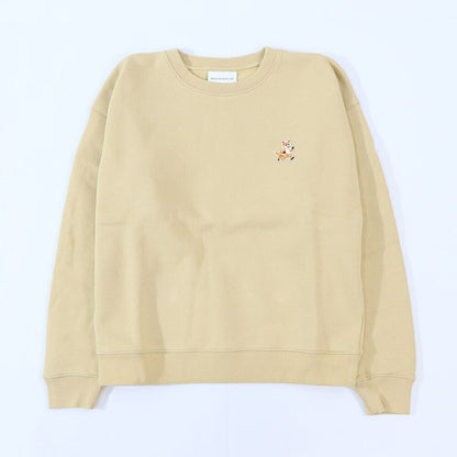 MAISON KITSUNE スウェット ネイビー ブラック イエロー スピーディーフォックスパッチ