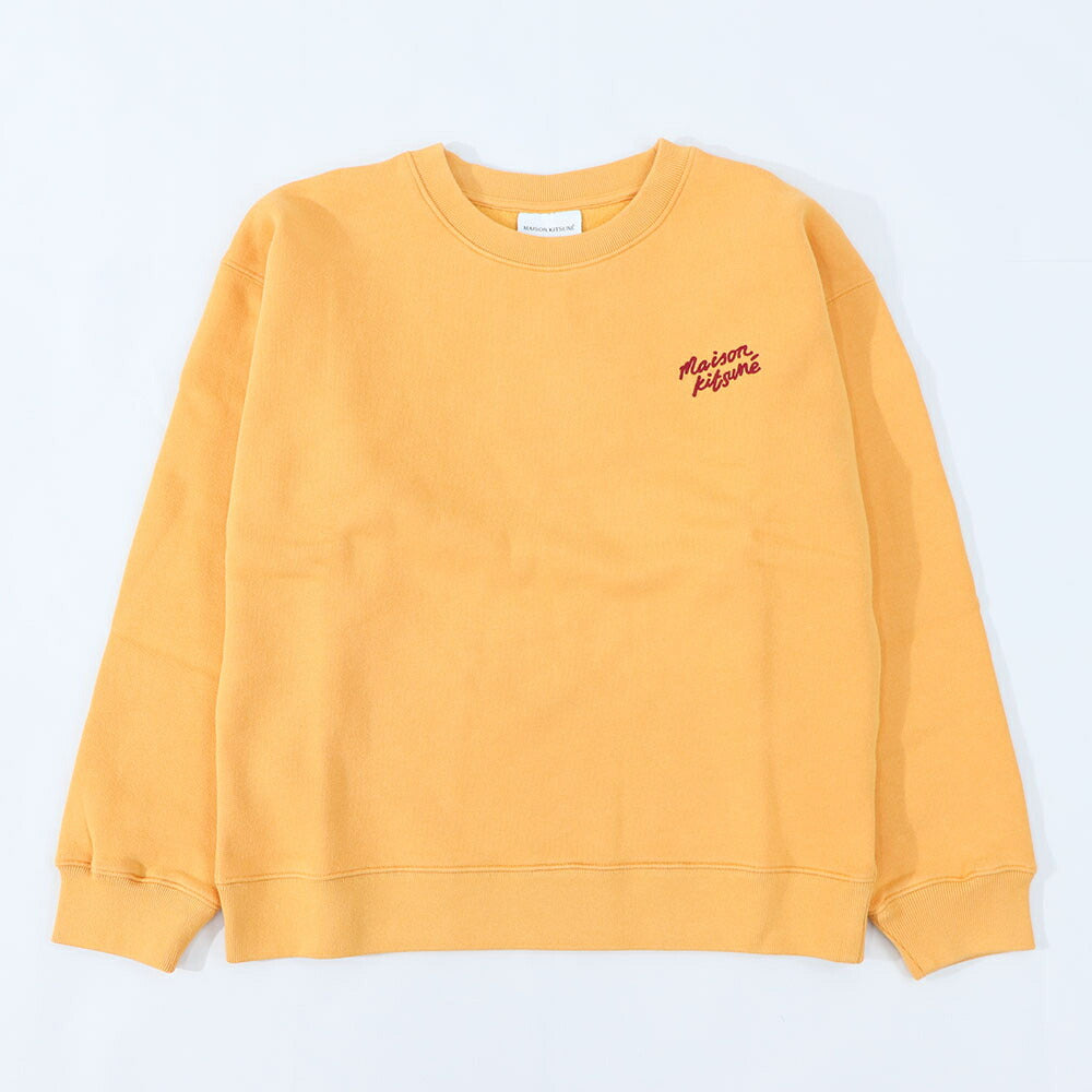 MAISON KITSUNE スウェット オレンジ ロゴ スエット MW00314KM0307