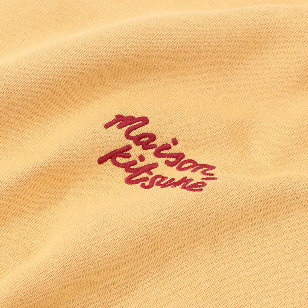 MAISON KITSUNE スウェット オレンジ ロゴ スエット MW00314KM0307