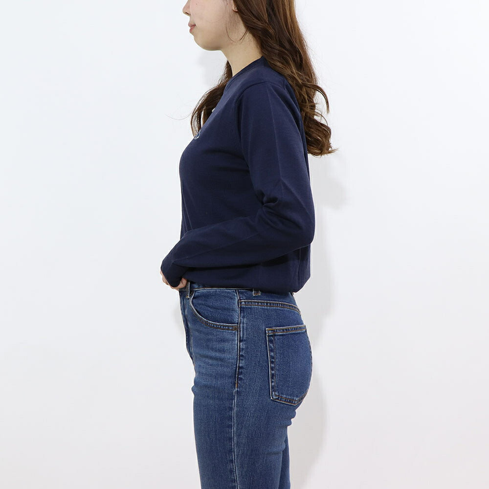 MAISON KITSUNE ニット メランジグレー ネイビー MW00816KT1036