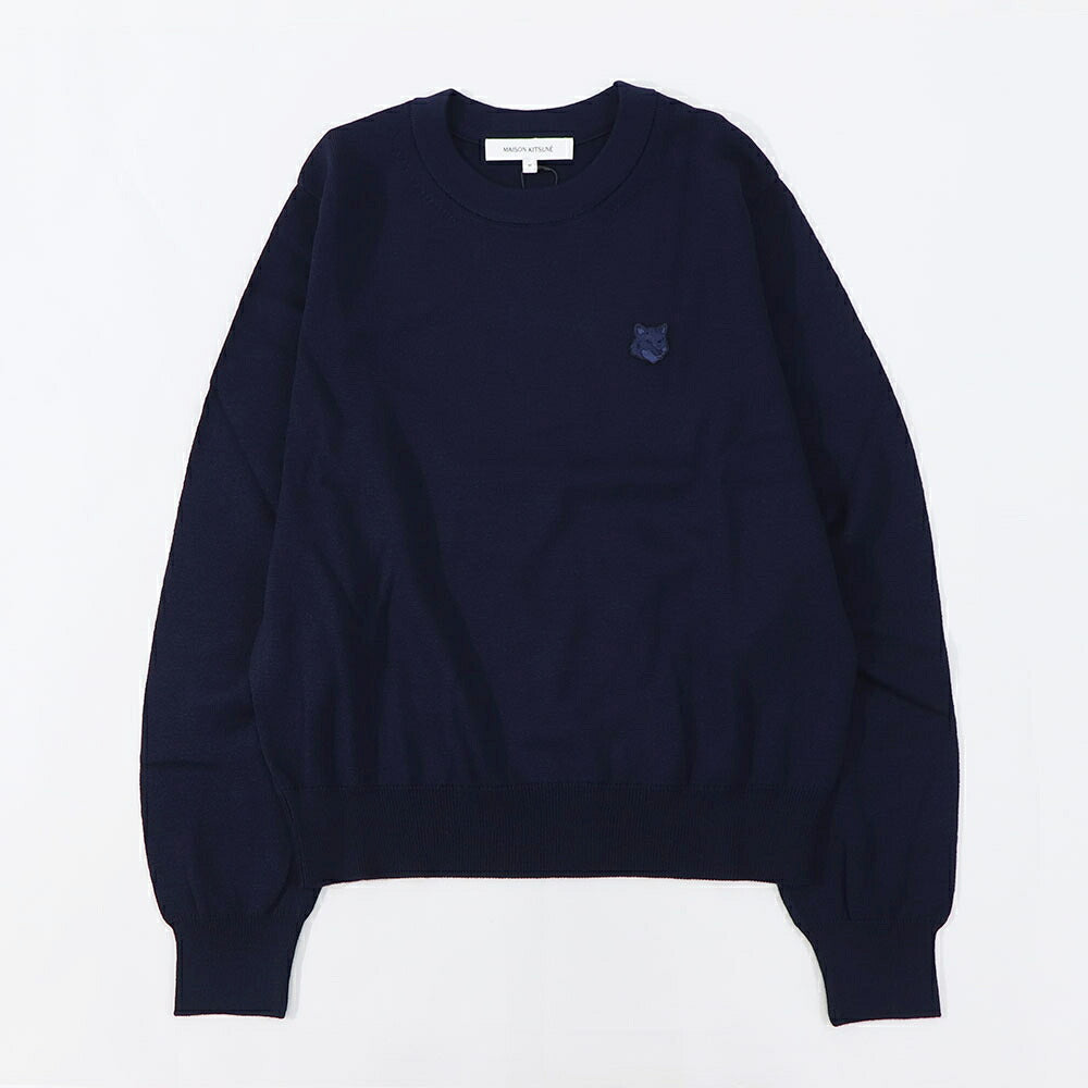 MAISON KITSUNE ニット グレー ライトベージュメランジ ネイビー ブラック MW00801KT1036