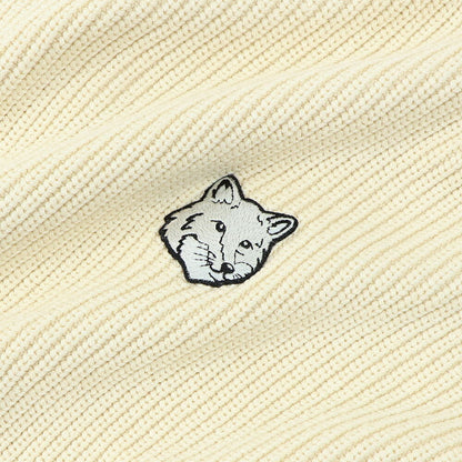 MAISON KITSUNE ニット クリーム ネイビー セーター MW00806KT1098