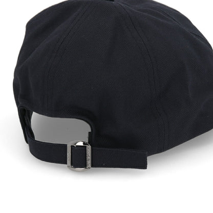 メゾン キツネ MAISON KITSUNE 帽子 キャップ ユニセックス LARGE FOX HEAD EMBROIDERY ネイビー コットン ポリエステル フォックスパッチ シンプル ワンポイント メンズ レディース HU06118WW0007