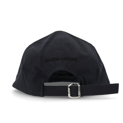 MAISON KITSUNE 帽子 キャップ ユニセックス  ネイビー ロゴ キツネ