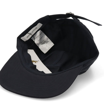 MAISON KITSUNE 帽子 キャップ ユニセックス  ネイビー ロゴ キツネ