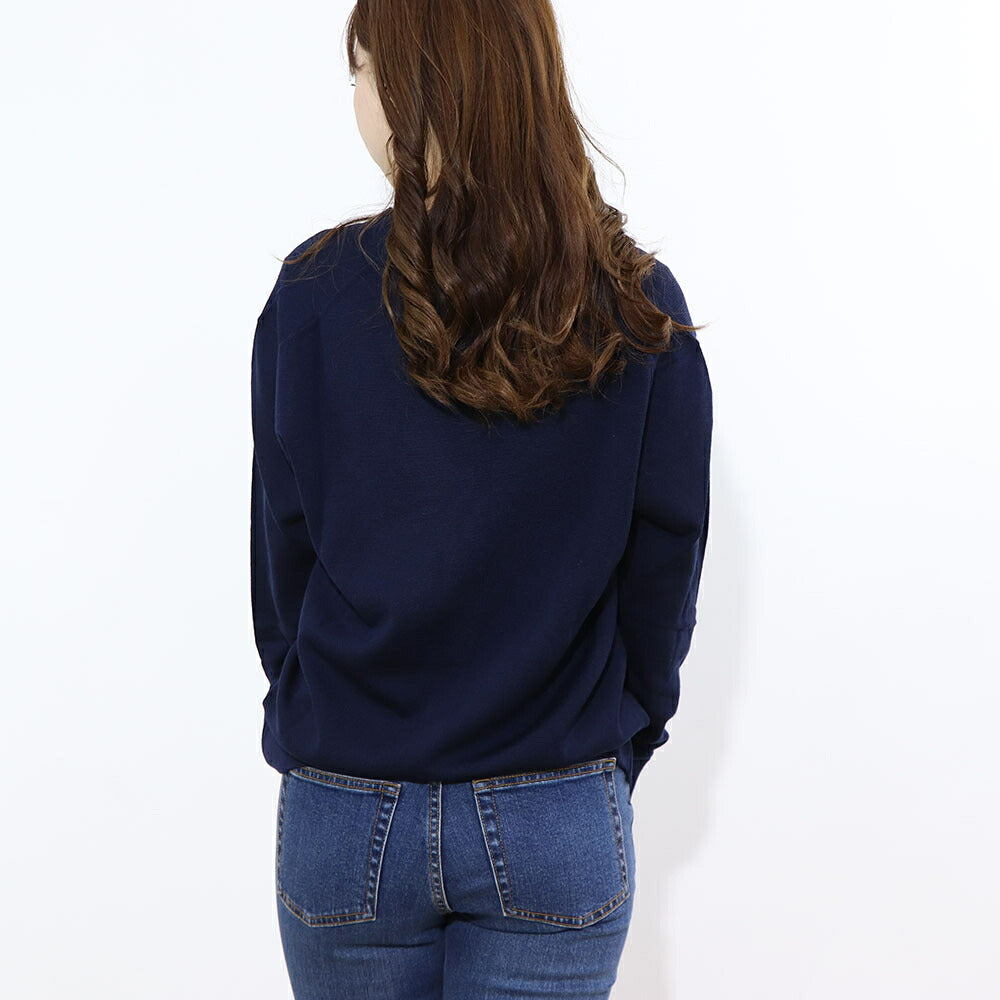MAISON KITSUNE カーディガン FOX HEAD PATCH CLASSIC CARDIGAN グレーメランジ ベージュメランジ ネイビー GU00542KT1036