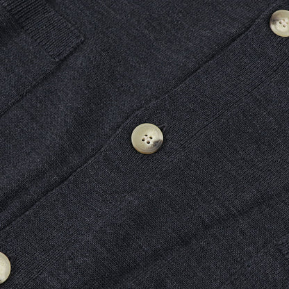 メゾン キツネ MAISON KITSUNE トップス カーディガン・ボレロ レディース FOX HEAD PATCH CLASSIC CARDIGAN グレーメランジ ベージュメランジ ネイビー フォックスパッチ ウール 無地 ワンポイント 長袖 GU00542KT1036