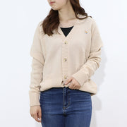 MAISON KITSUNE カーディガン BABY FOX PATCH COSY CARDIGAN ベージュ ベビーフォックスパッチ HM00501KT1006