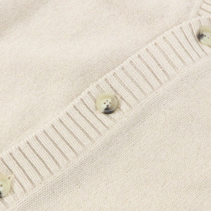 MAISON KITSUNE カーディガン BABY FOX PATCH COSY CARDIGAN ベージュ ベビーフォックスパッチ HM00501KT1006