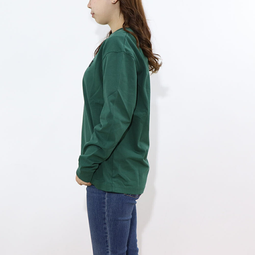 MAISON KITSUNE Tシャツ BOLD FOX HEAD PATCH ボトルグリーン LM00109KJ0118