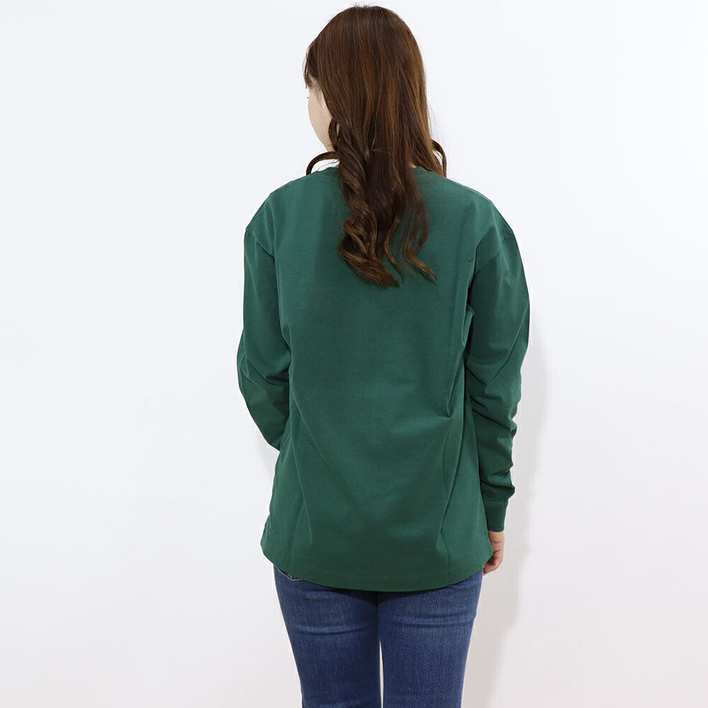 MAISON KITSUNE Tシャツ BOLD FOX HEAD PATCH ボトルグリーン LM00109KJ0118