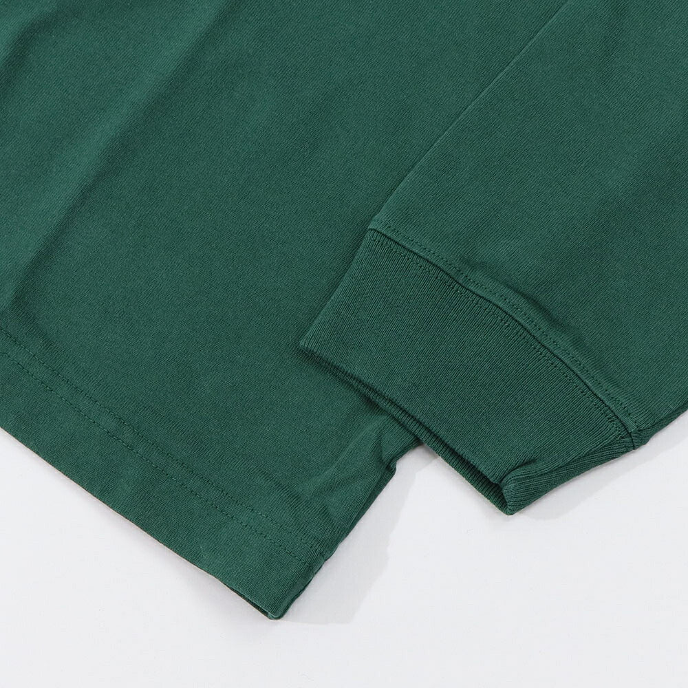 MAISON KITSUNE Tシャツ BOLD FOX HEAD PATCH ボトルグリーン LM00109KJ0118