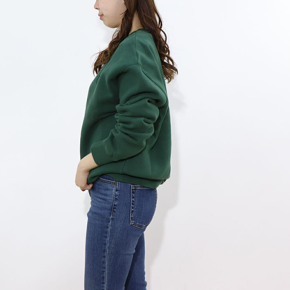 MAISON KITSUNE スウェット BOLD FOX HEAD PATCH ボトルグリーン ネイビー LM00302KM0307